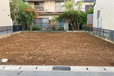 解体を終えて更地になった土地